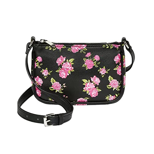 Floral Print Crossbody Bag - Wild Fable Black