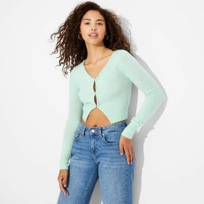 Wild Fable Women's Cropped Cardigan