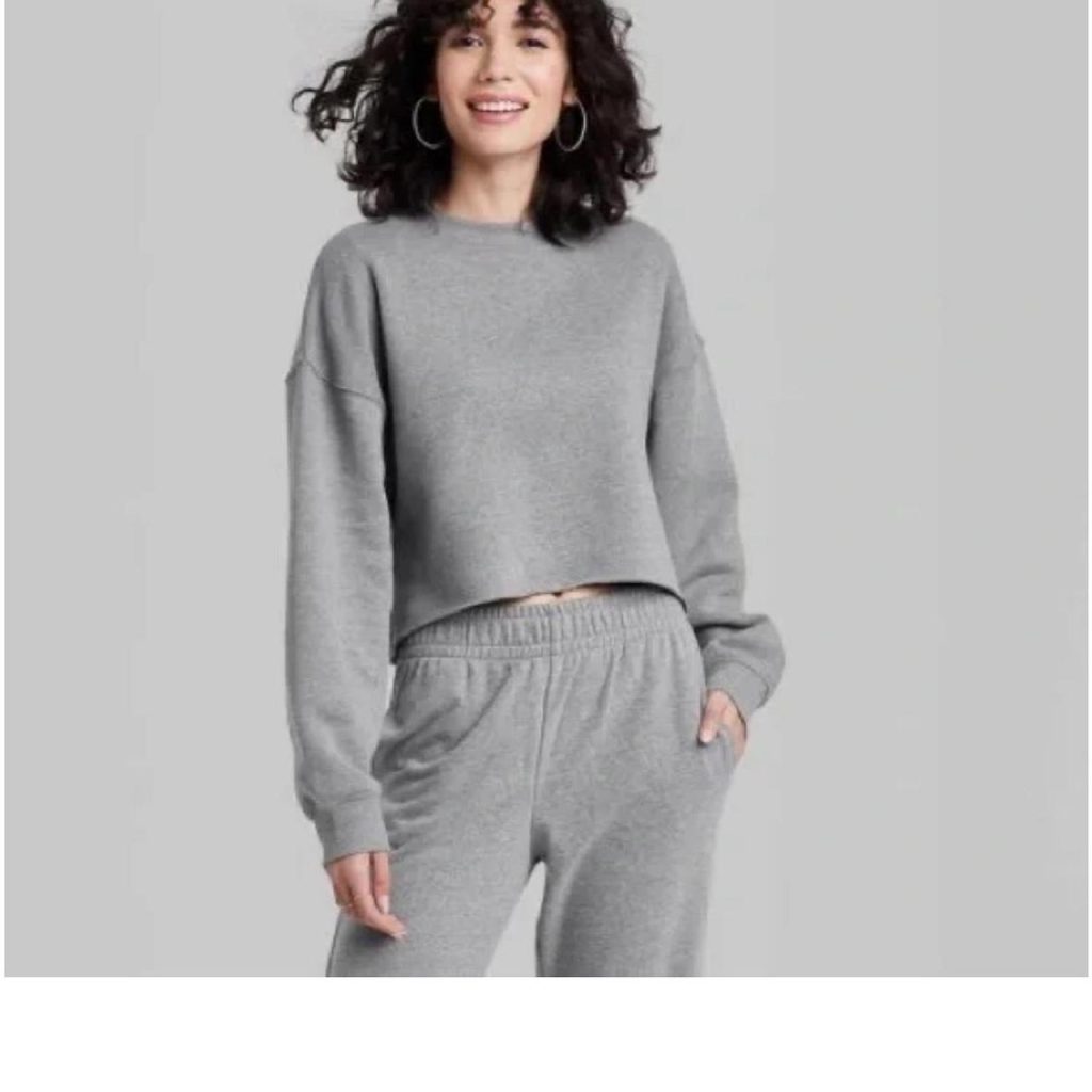 Cropped Hoodie Target Wild Fable Sweatshirt Women's Cropped